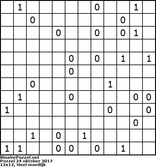 Binaire Puzzel