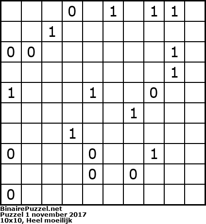 Binaire Puzzel