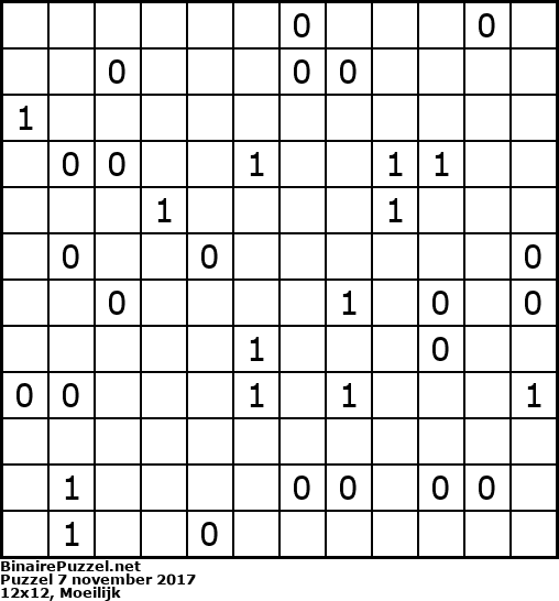 Binaire Puzzel
