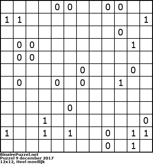 Binaire Puzzel