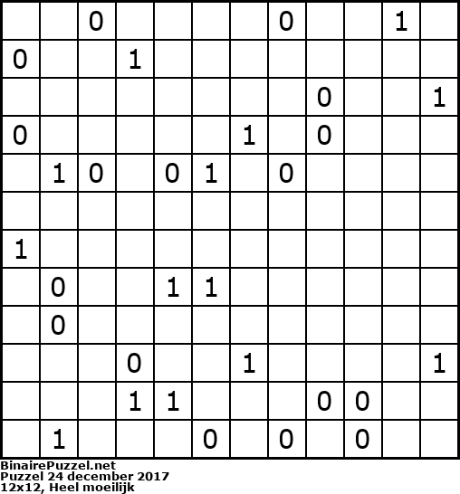 Binaire Puzzel