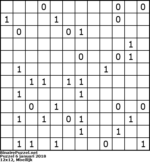 Binaire Puzzel
