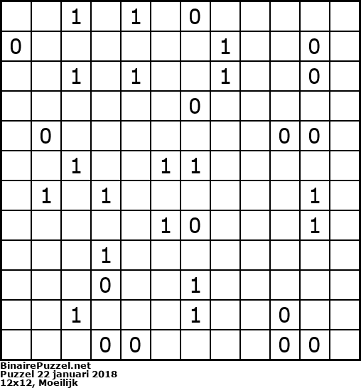 Binaire Puzzel
