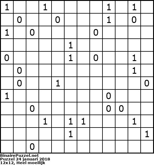 Binaire Puzzel