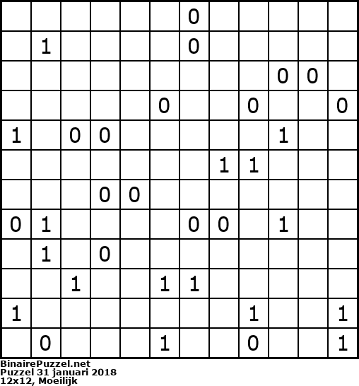 Binaire Puzzel
