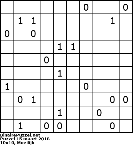 Binaire Puzzel