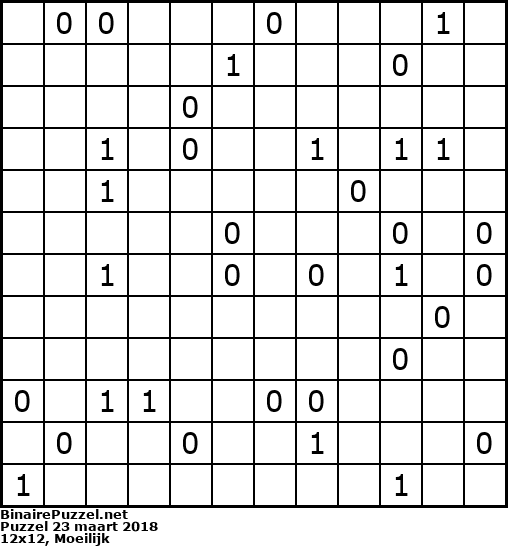 Binaire Puzzel