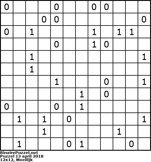 Binaire Puzzel