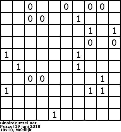 Binaire Puzzel