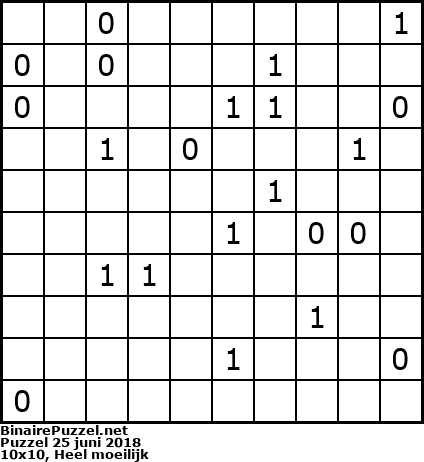 Binaire Puzzel