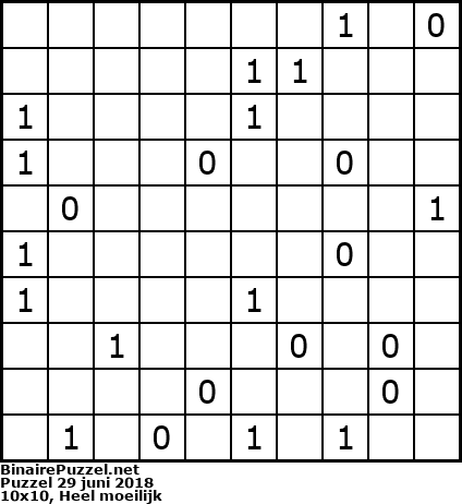 Binaire Puzzel