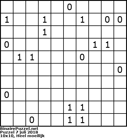 Binaire Puzzel