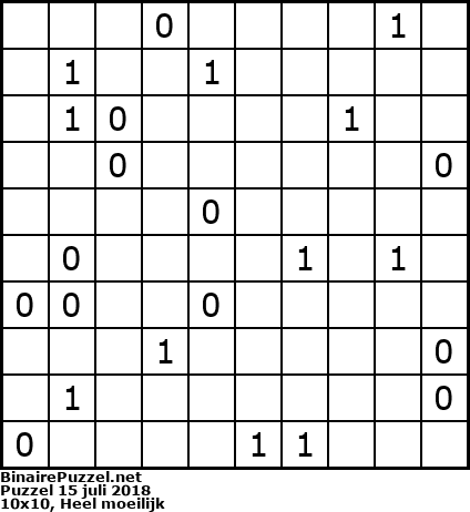 Binaire Puzzel