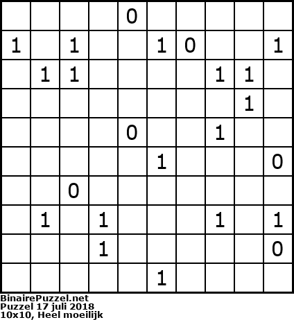 Binaire Puzzel