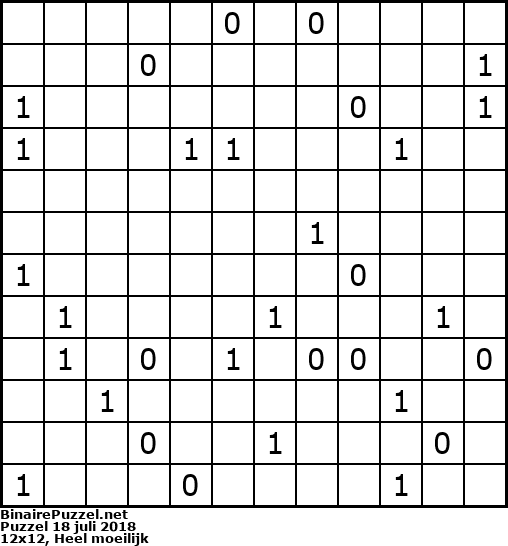 Binaire Puzzel