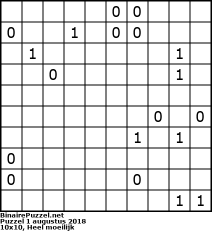 Binaire Puzzel