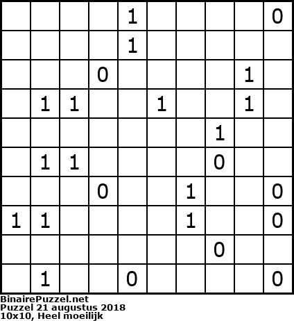 Binaire Puzzel
