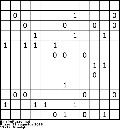 Binaire Puzzel