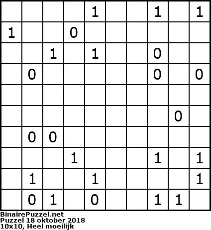 Binaire Puzzel