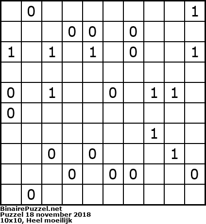 Binaire Puzzel