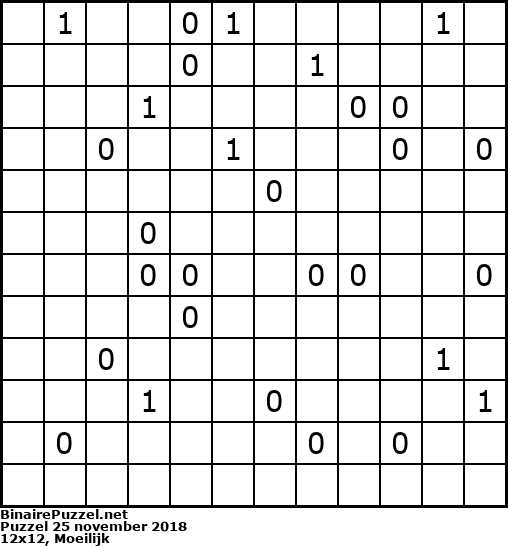 Binaire Puzzel
