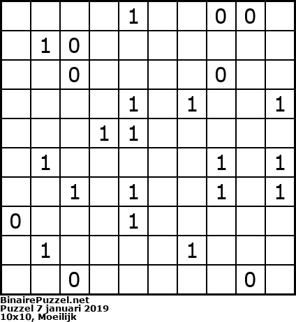Binaire Puzzel