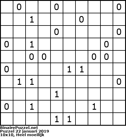 Binaire Puzzel