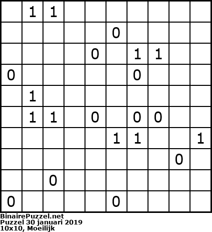 Binaire Puzzel