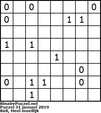Binaire Puzzel