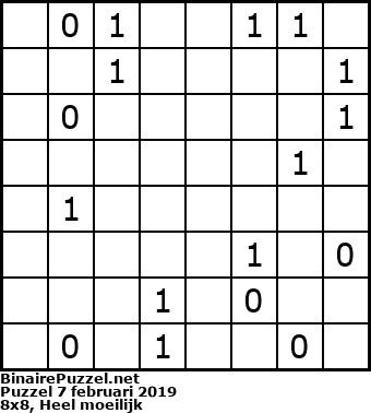 Binaire Puzzel