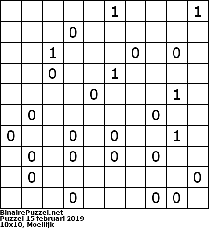 Binaire Puzzel