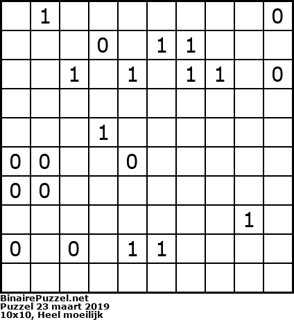 Binaire Puzzel