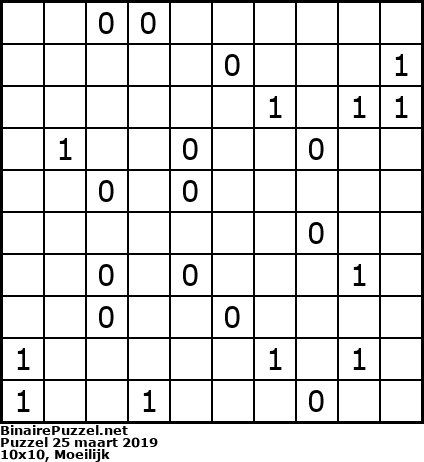 Binaire Puzzel