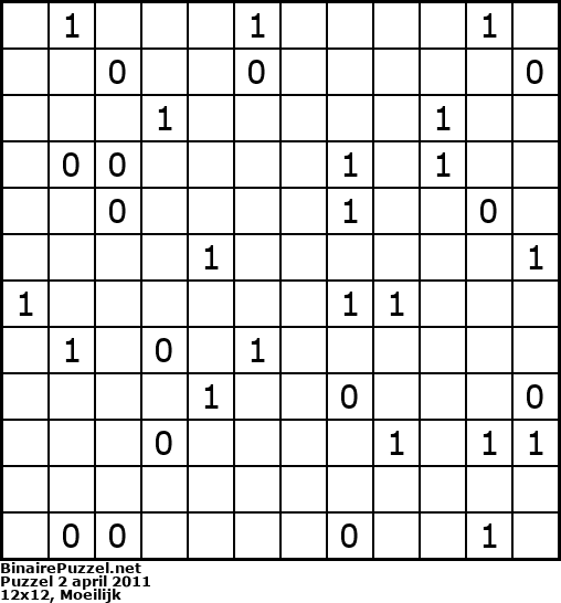 Binaire Puzzel