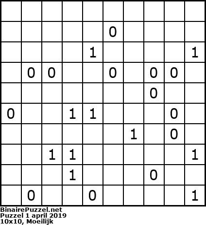 Binaire Puzzel