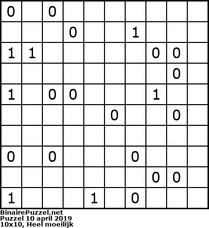 Binaire Puzzel