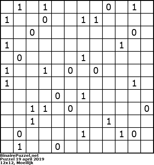 Binaire Puzzel