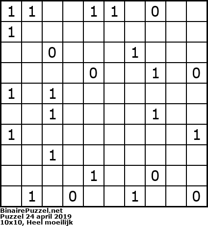 Binaire Puzzel