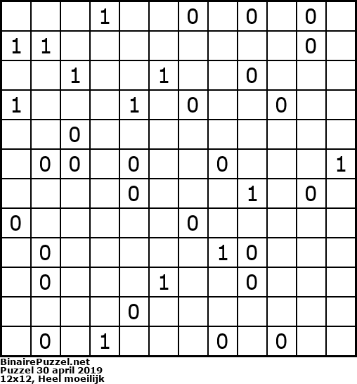 Binaire Puzzel