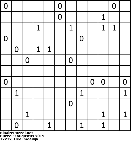 Binaire Puzzel
