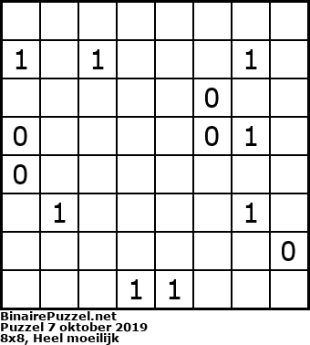 Binaire Puzzel