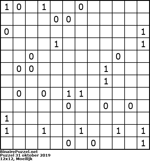 Binaire Puzzel