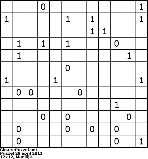 Binaire Puzzel