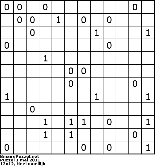Binaire Puzzel