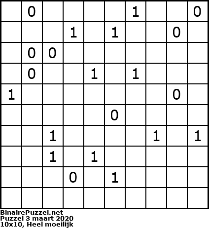 Binaire Puzzel