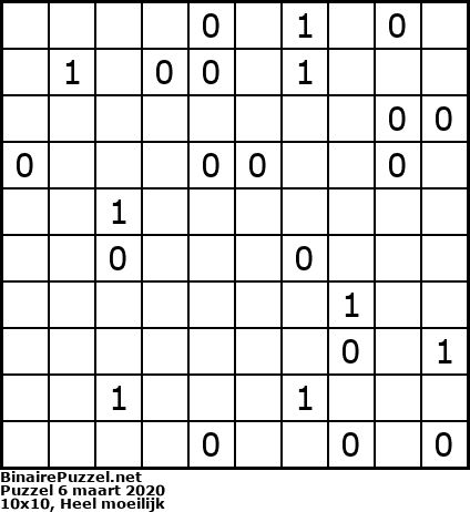 Binaire Puzzel