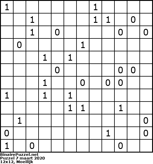 Binaire Puzzel