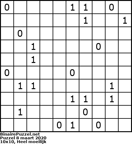 Binaire Puzzel