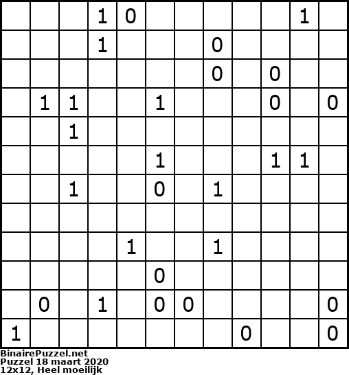 Binaire Puzzel