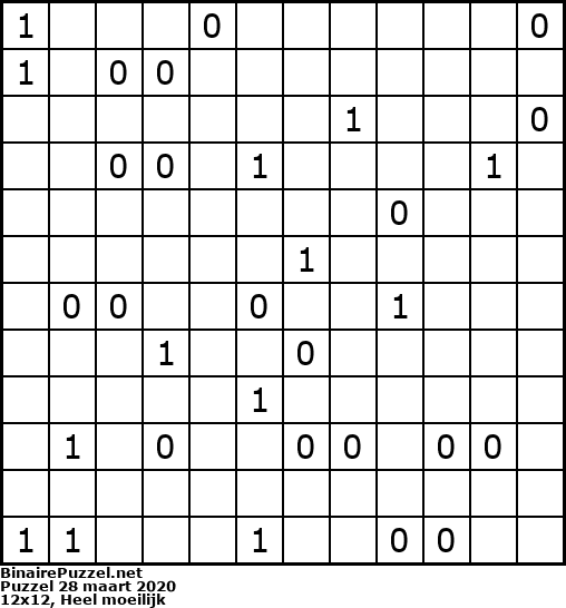 Binaire Puzzel
